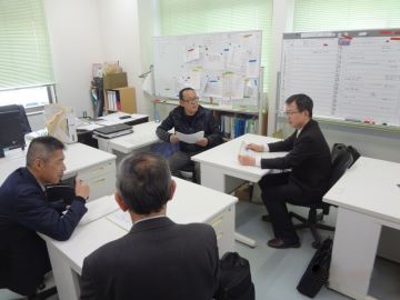 松村会長との懇談