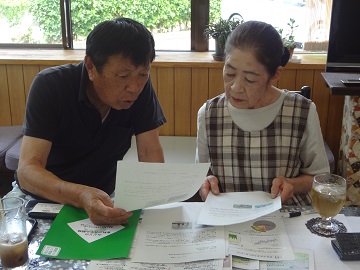 岸田さんご夫妻と懇談