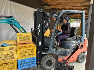 就農３年目の古河さんの相棒