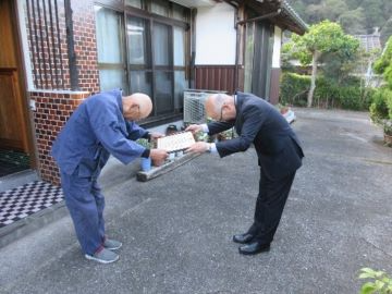 農林水産大臣感謝状の伝達