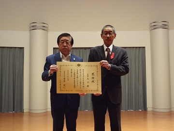 田中社長と西村地方参事官