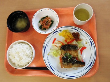 提供された定食