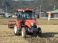 無人トラクターの体験試乗
