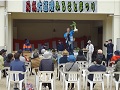 賑わった地元野菜のセリ大会