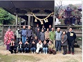 おみこし担ぎ＆地元の方と記念撮影