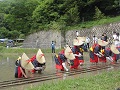 早乙女姿での手植え