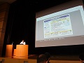 情報提供を行う小松地方参事官