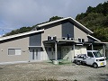 完成した加工場（外観）