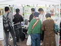 ブースでのパネル展示の様子