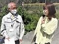 田中 結さんと談笑