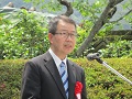挨拶する中国四国農政局長