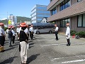 避難訓練の様子
