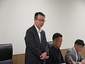 挨拶を行う中国四国農政局仙台局長