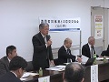 古畑消費・安全部長によるあいさつ色調