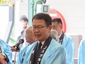 挨拶する農政局長