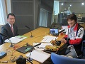 放送前にDJ牛嶋氏と