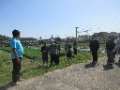 林社長（左端）によるオリエンテーション