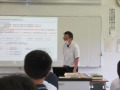 施策説明を行う地面総括農政推進官
