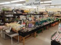 小さな産直市のような野菜売り場