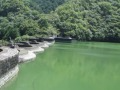豊稔池の放流口