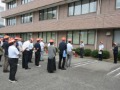 避難誘導訓練の様子