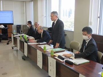 古畑消費・安全部長によるあいさつ
