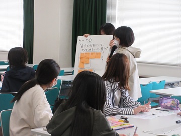 グループ学習の結果を発表