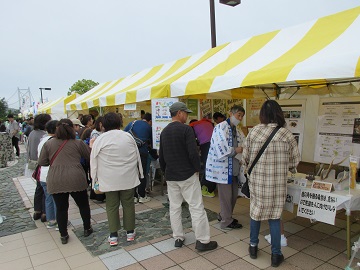 賑わう農政局ブース
