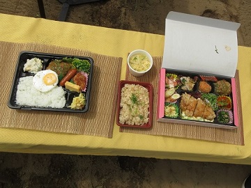 パクチーや黄ニラを使ったお弁当