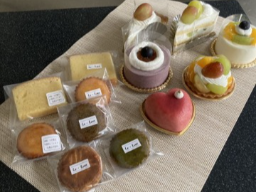 販売された米粉スイーツ