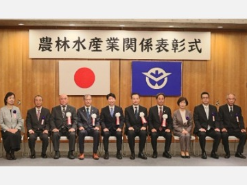 受賞者との記念撮影