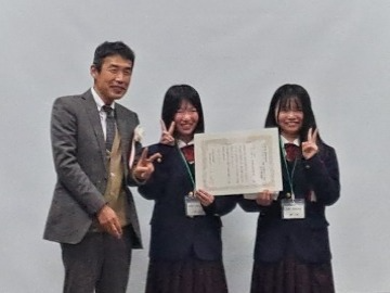 笑顔の田部高校の生徒さん