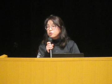 田邊取締役による業績発表