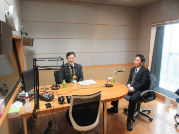 話をする中国四国農政局長