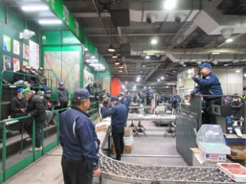 青果物の初セリ