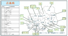 汚泥肥料登録者MAP（広島県）
