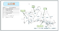 汚泥肥料登録者MAP（山口県）
