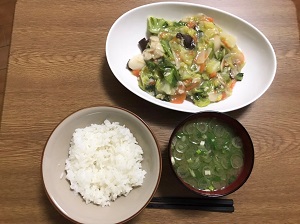 半分れとると八宝菜