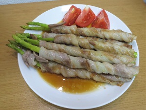 さぬきのめざめの豚肉巻き