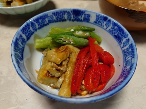 夏の焼き野菜