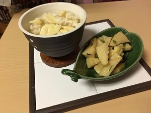 春の筍料理