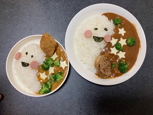 お化けカレー