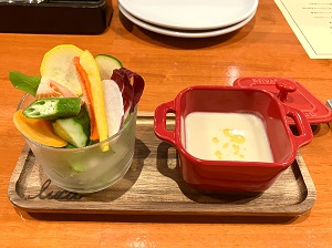 岡山野菜をふんだんに使ったバーニャカウダ