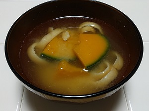 かぼちゃのお味噌汁