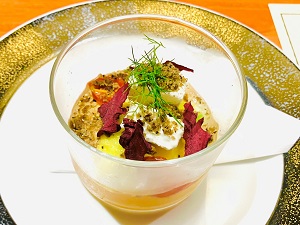 野菜のパフェ