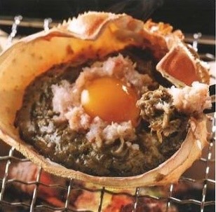 かにみそ甲ら焼き