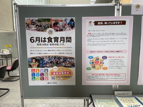 山口県健康づくりセンターでの展示状況2