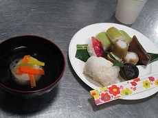 田舎ずしとえびしんじょ