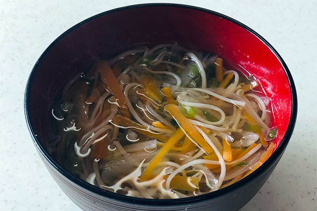 Tenobe Somen no Bach-ijiru (Hand-pulled Somen Bachi Soup)