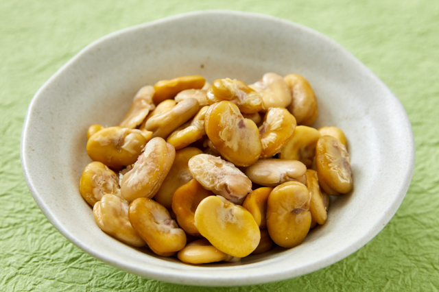 Soramame no Kofuki (Simmered Fava beans)